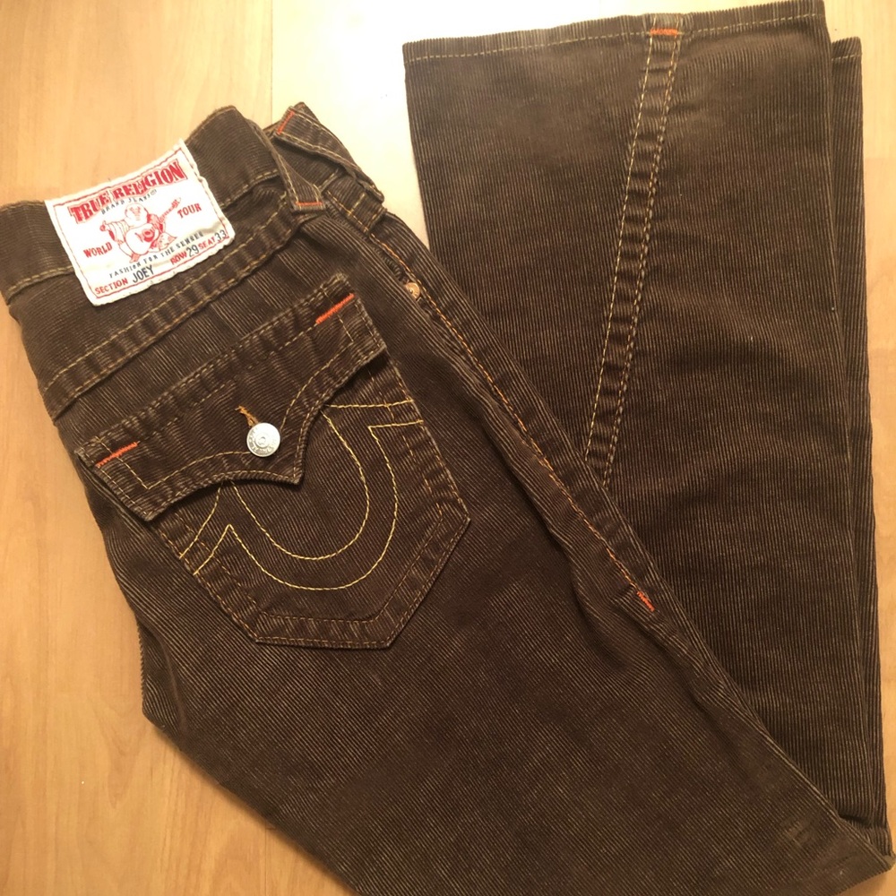 True Religion — Joey Corduroy Flared Pants